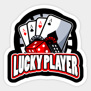 Lucky Player Sticker